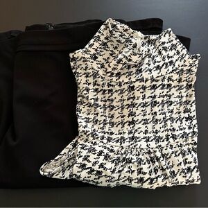 2 Piece Plus Size Skirt and Top Set